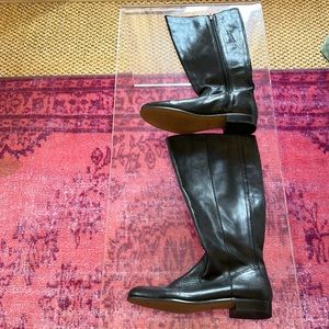 Kenneth Cole black leather boots